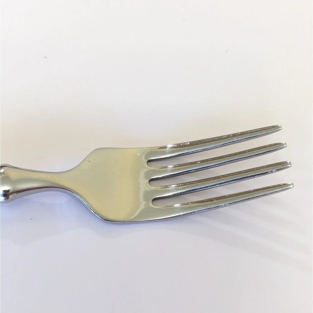 MSE Martha Stewart EMPIRE Stainless Flatware Salad Fork Heavy Handle 7 1/4